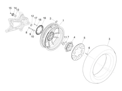 Rear wheel